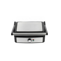Електричний гриль Hoffmans HM-3018 2200W з регулюванням температури та антипригарними панелями для домашнього використання